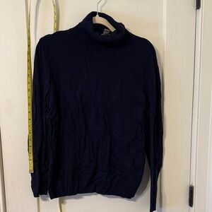 Chico's Navy Turtleneck Sweater